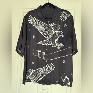Allsaints Otis Eagle Shirt  - size Large